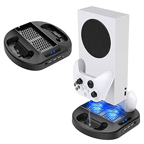 Cometsouth Charging Stand With Cooling Fan For Xbox Series S Vertical Station With Dual