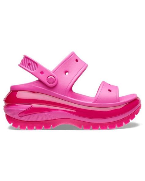 Crocs™ Mega Crush Sandalen In Pink Lyst De