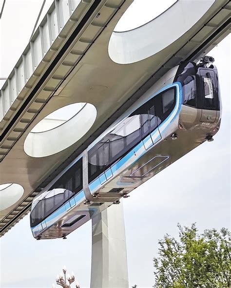 Chinas First Suspended Monorail Line Launched Cn