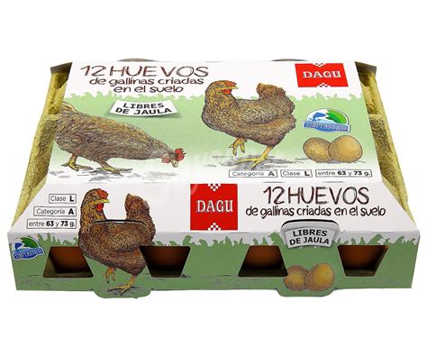 Dagu Huevos Frescos De Gallinas Criadas En Suelo De Categoria A Y