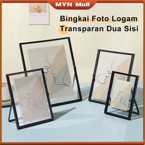 Jual Myn Mall Bingkai Foto Hitam Frame Pigura Logam Minimalis Frame