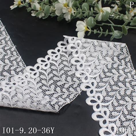 Milk Silk Lace Ribbon Webbing Water Soluble Embroidery Border Lace