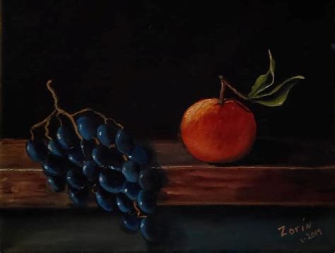 Juicy Grapes Painting By Zoraida Cortes Fine Art America