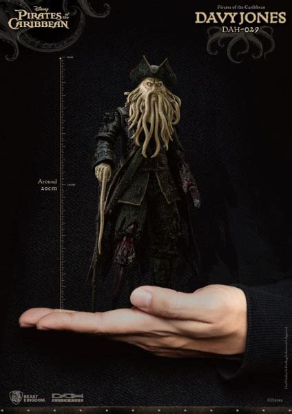 Davy Jones Action Figure 1/9 Dynamic 8ction Heroes, Pirates of the ...