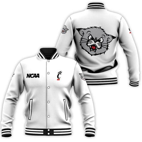 Cincinnati Bearcats Ncaa Classic White With Mascot Logo Gift For ...