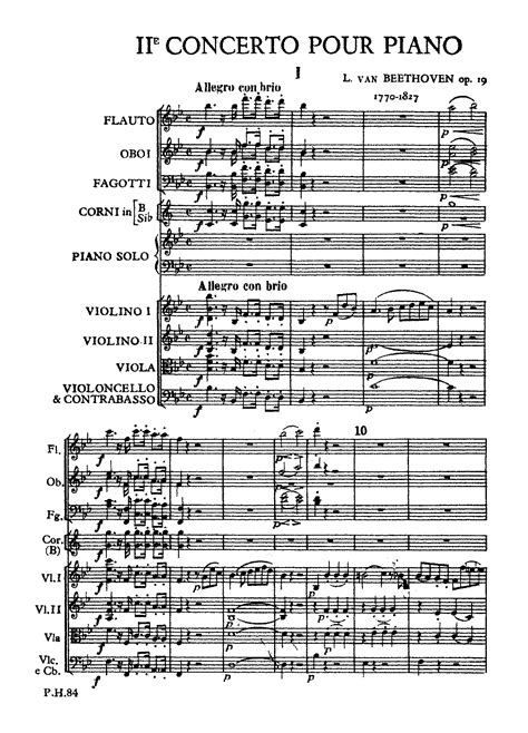 Piano Concerto No.2, Op.19 (Beethoven, Ludwig van) - IMSLP: Free Sheet ...