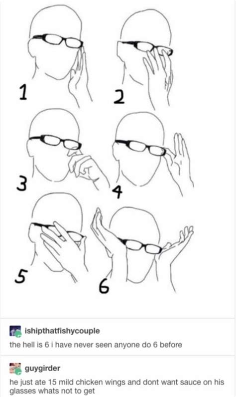 Anime Glasses Push Up Meme There May Be Spoilers We Are Sfw The Images Used In This Tumblr Blog