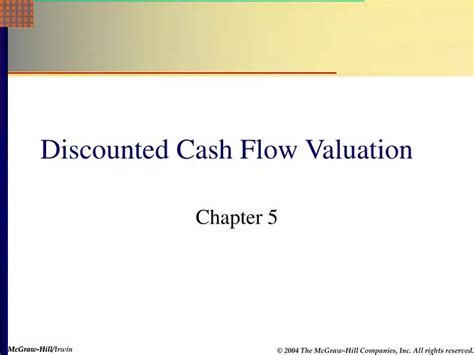 Ppt Discounted Cash Flow Valuation Powerpoint Presentation Free Download Id4131725