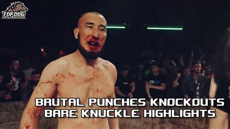 BARE KNUCKLE BRUTAL PUNCHES KNOCKOUTS FIGHTS Part 3 HIGHLIGHTS