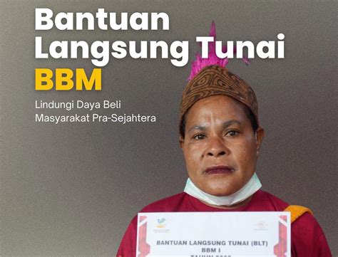 Penyaluran Blt Bbm Capai Persen Bagaimana Cara Daftarnya