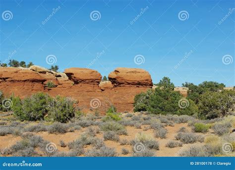 Beautiful Rocks Utah Stock Photo Image Of Beige National 28100178