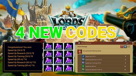 January New Lords Mobile Event Redeem Codes New Event Lords