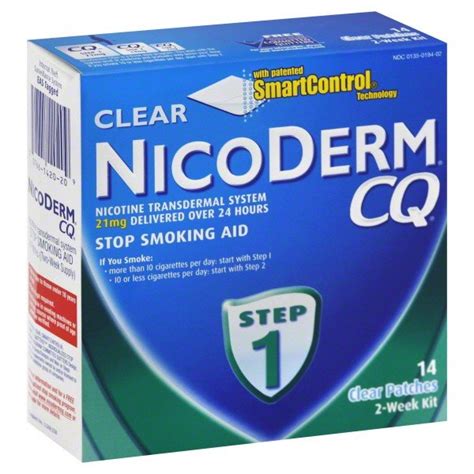 Nicoderm Cq Mg Clear Patch