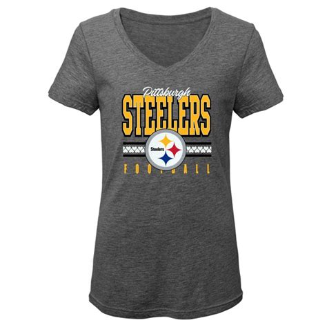 Pittsburgh Steelers Girl S Heart To Heart Short Sleeve T Shirt