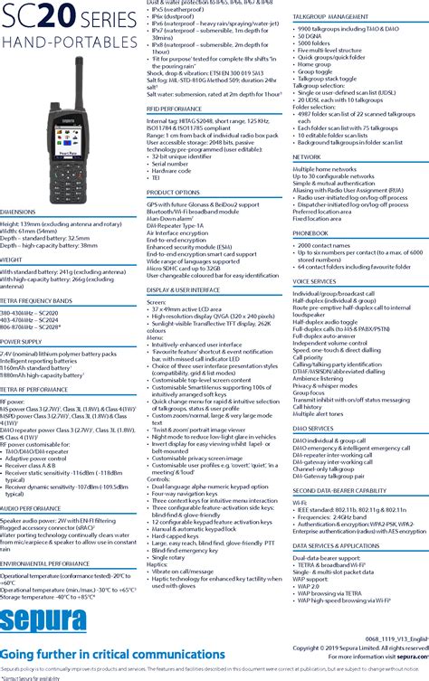 Sepura Sc2028 Tetra Portable Terminal With Bluetooth User Manual