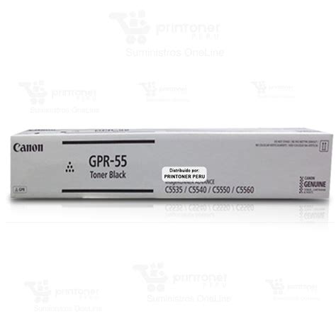 Toner Canon Gpr 55 Gpr55 Negro Ir C5550i C5540i C5535i Prin Toner Perú