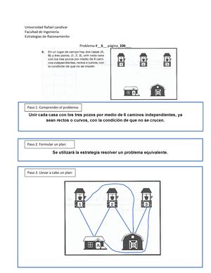 Ejercicio A Pensar NO 3 Guía de trabajo Estrategias de Razonamiento