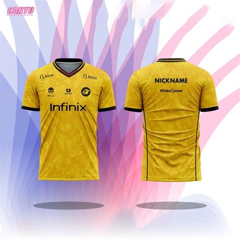 Jersey Onic Mpl S Home Free Nickname Jersey Onic Esport Original