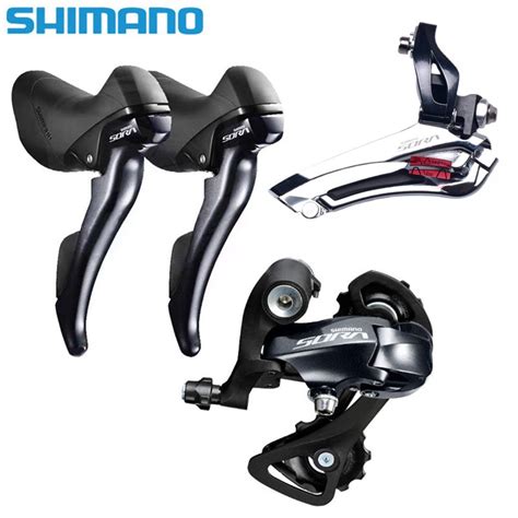 Shimano Sora R3000 Groupset 2×9 Speed 18s Road Bicycle Bike Groupsets St R3000 Sti Lever Rd