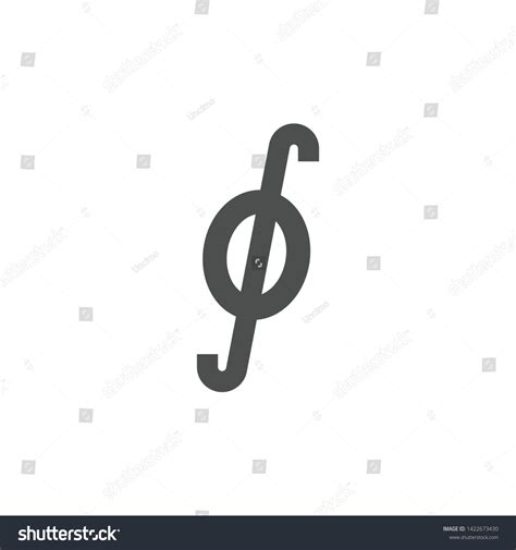 Closed Integral Icon Math Symbol Modern Stock Vector (Royalty Free ...