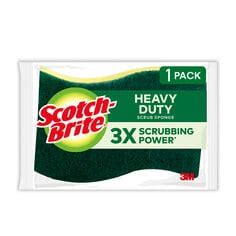 Scotch Brite Heavy Duty Scrub Sponge 425 12 1 Scrubbing Pads