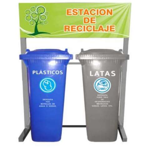 Estación de reciclaje de 2 contenedores ECOL 240 HD1 Grupo Alvi