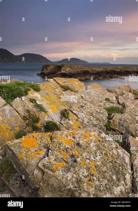 Dramatic coastal scenery and light on the Isle of Man, Irish Sea, UK ...