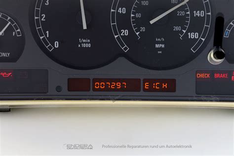 BMW E31 Kombiinstrument Reparatur Endera Digitaltechnik Kfz