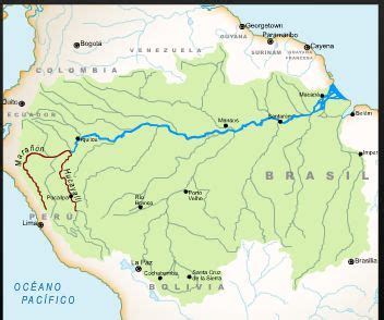 Río Amazonas | Río amazonas, Rio amazonas mapa, Amazonas