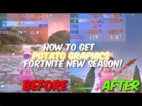 How To Get Potato Graphics In NEW Fortnite Chapter 5 Season 2 HUGE