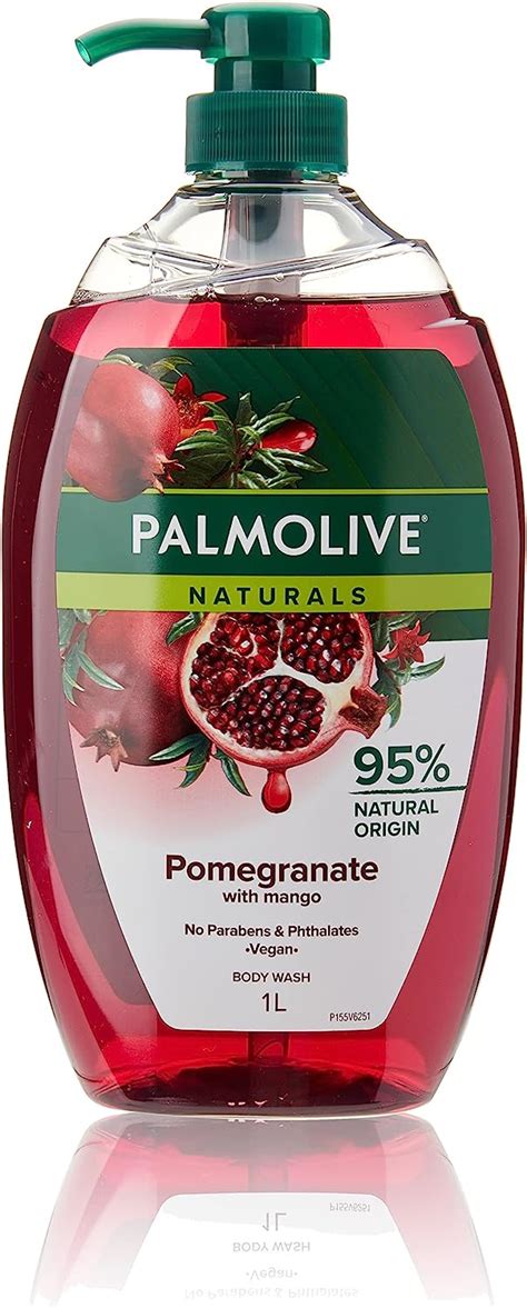 Palmolive Naturals Body Wash 3l 3x1l Pomegranate With Mango Soap