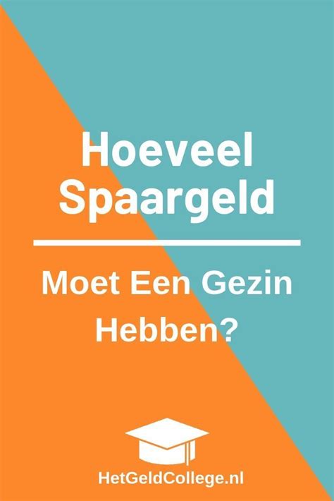 Hoeveel Spaargeld Moet Een Gezin Hebben Hetgeldcollege Artofit