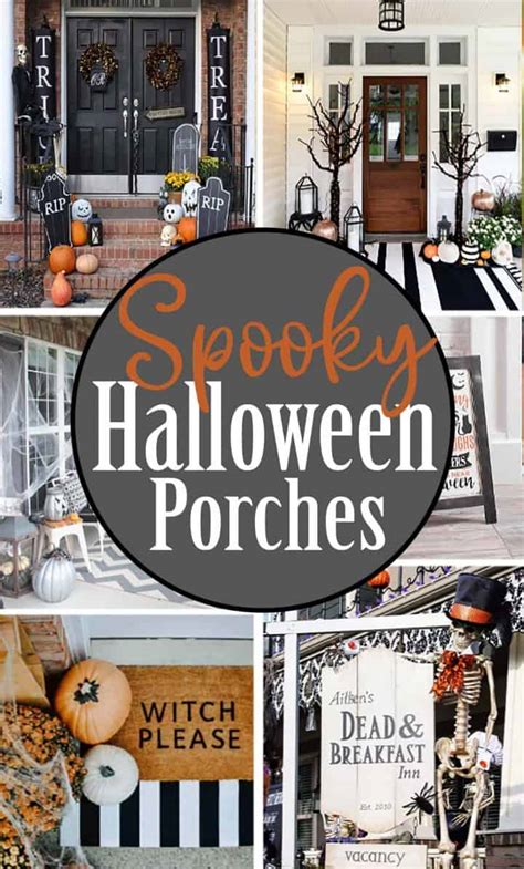 20 Spooky Halloween Porch Decorating Ideas • Craving Some Creativity