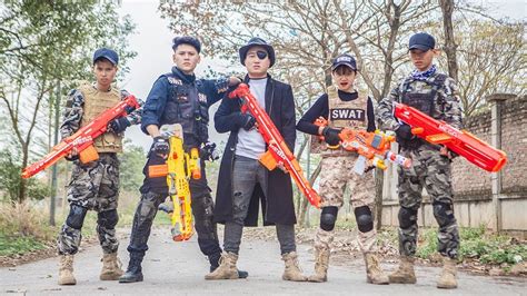 Nerf Guns War Couple Swat Of Ttnerf Team Special Brave Attack