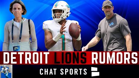 Detroit Lions Rumors Trade For Tua Tagovailoa Sheila Ford Hamp On Lions Season Nfl Power