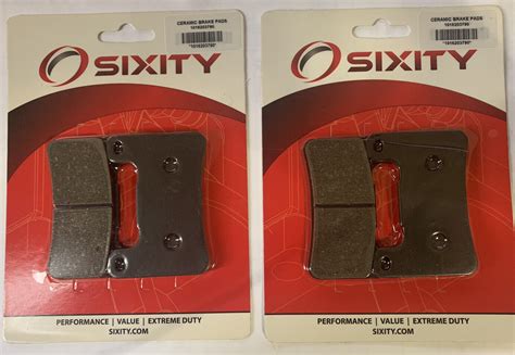 Sixity Ceramic Brake Pads Fa379 Fa379 Front Rear Replacement Ebay