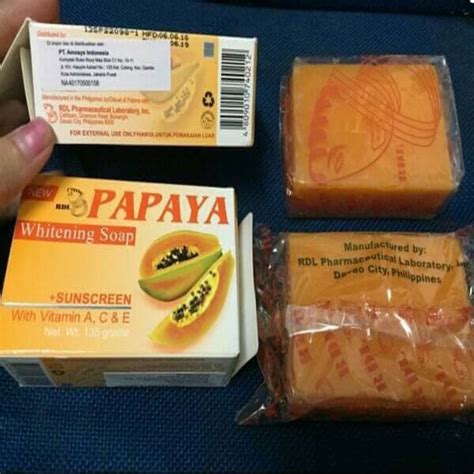 Jual Sabun RDL Papaya Whitening Original Shopee Indonesia