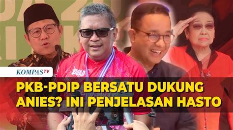 Kata Hasto Soal Pdip Dan Pkb Usung Anies Di Pilkada Jakarta Tunggu