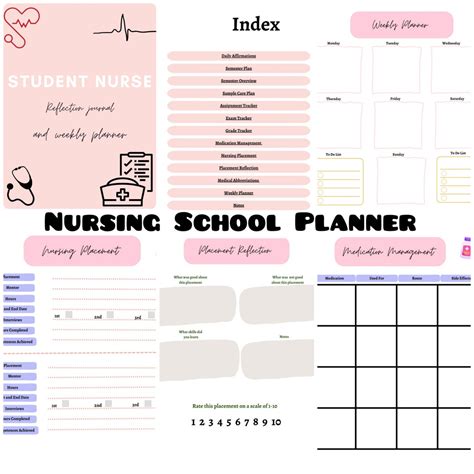 Student Nurse Planner - Etsy