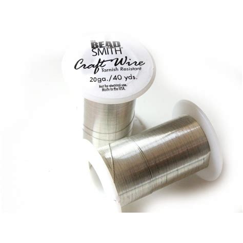 craft wire  gauge silver