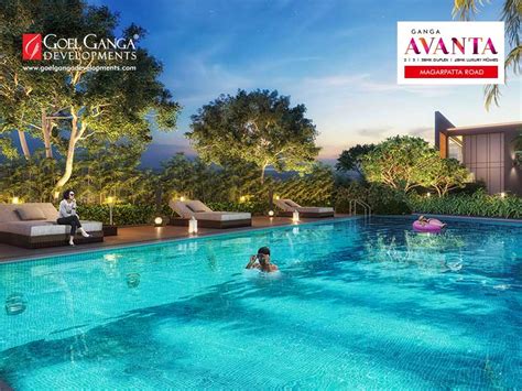 Official Ganga Avanta Bhk Flats In Magarpatta Road Pune