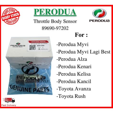 PERODUA MYVI ALZA KELISA KENARI TOYOTA AVANZA THROTTLE BODY SWITCH