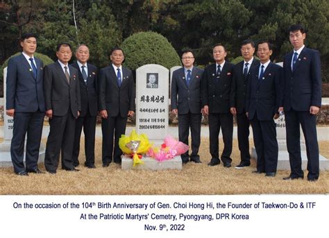 Th Birthday Of Gen Choi Hong Hi Asian Taekwon Do Federation