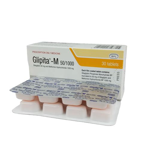 Glipita M 1000mg 50mg Tablet Arogga Online Pharmacy