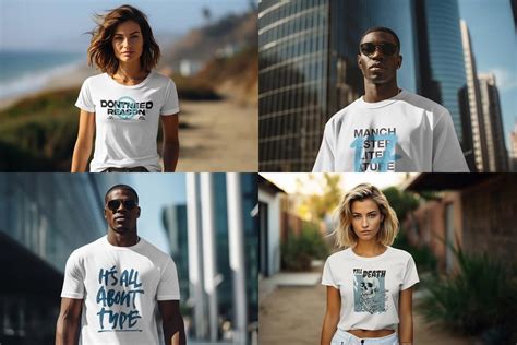 T-Shirt Mockup Stylish Models | Premium & Free PSD Mockup Store