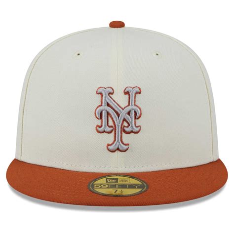 New Era New York Mets Cream/Rust Orange 2023 59FIFTY Fitted Hat