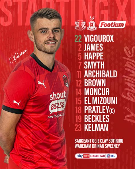 Leyton Orient on Twitter: "💪 Your Leyton Orient team today! The O's are unchanged from our win ...