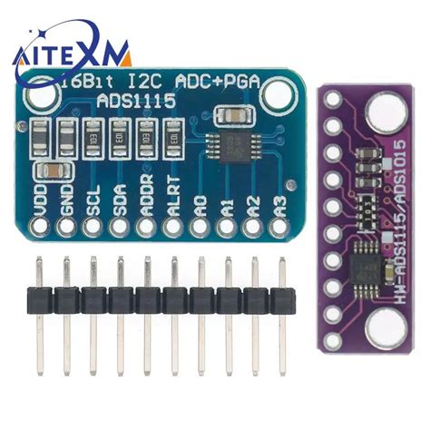 ADS1115 ADS1015 16 Bit I2C Module Precision ADC 4 Channel Development