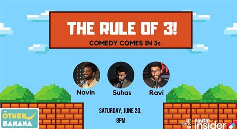 The Rule of 3 - A Standup Comedy Show