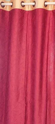 Polyester Plain Pink Window Curtain Size X Foot At Rs Strip Of